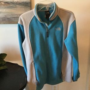 The North Face Blue & Gray Full ZIP